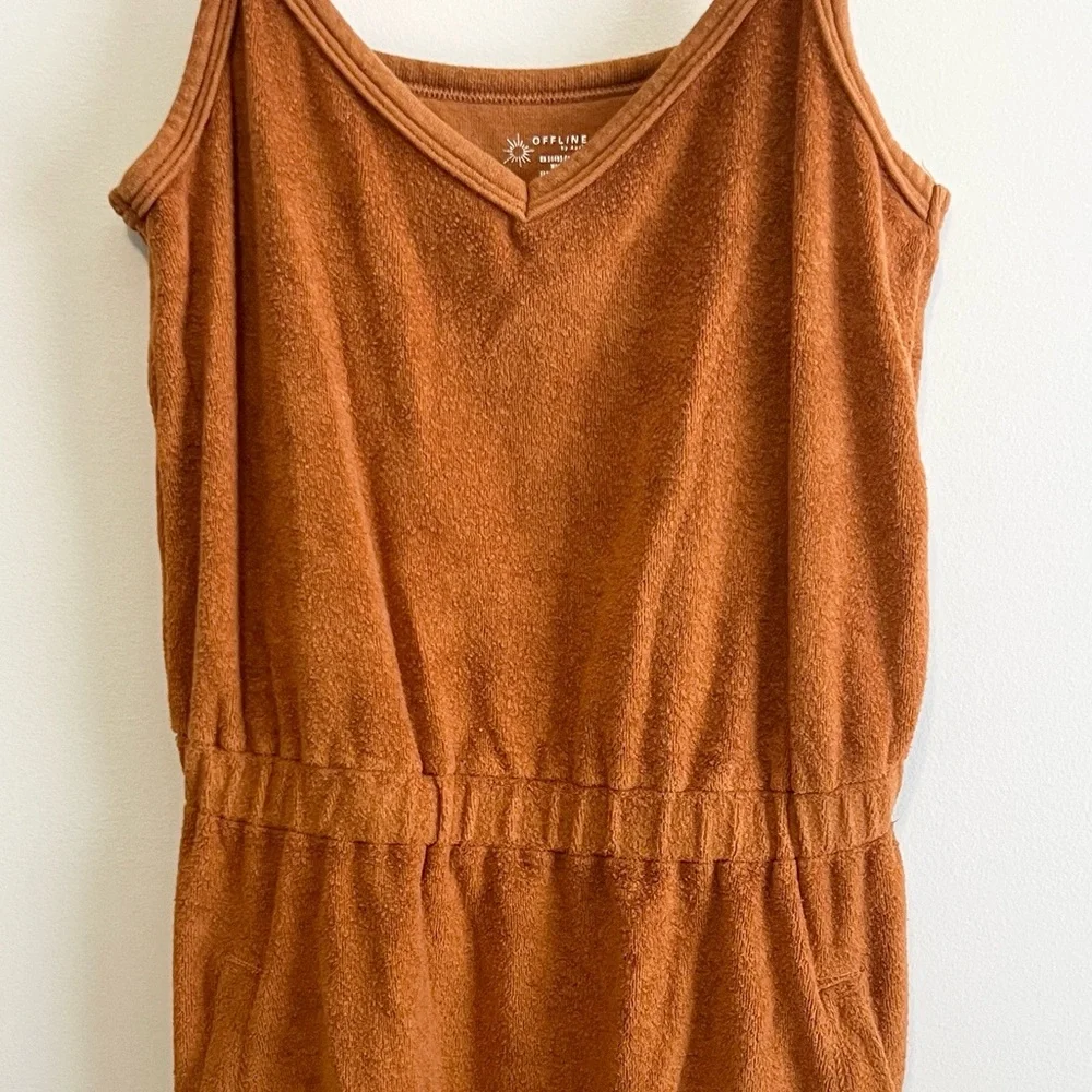 Offline by Aerie Terry Cloth Summer Lights Mini Dress - Picture 3 of 5